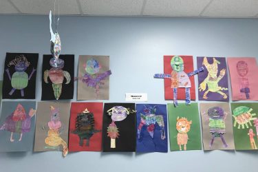 Winter art projects at ILS Gaylord